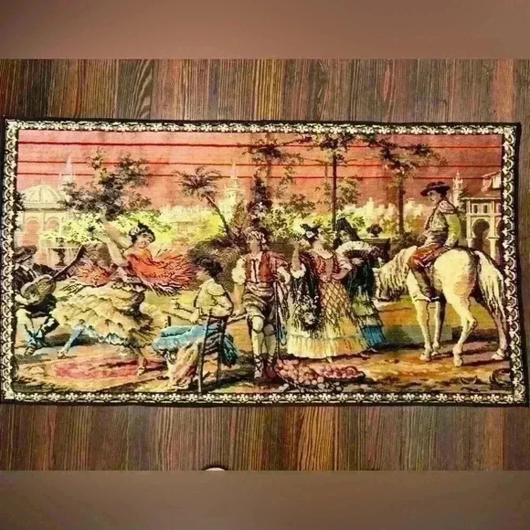 Italian Tapestry wall hanging- Made in Italy - Picture 1 of 8